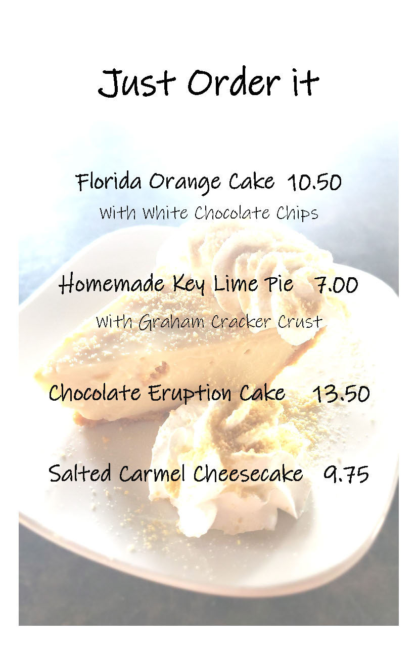 Ichabods Dockside Dessert menu Updated 12-8-25